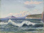 Amandus Adamson Bay of Naples oil